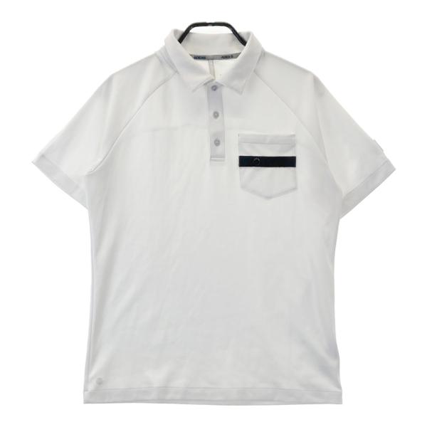 ADIDAS GOLF アディダスゴルフ H64635 半袖ポロシャツ  ホワイト系 L ゴルフウェ...