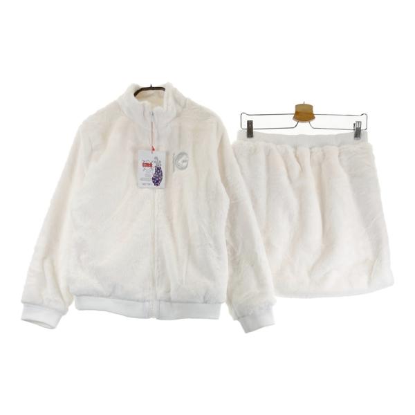 【新品】KISS ON THE GREEN キスオンザグリーン  ボアジップジャケット スカートセッ...