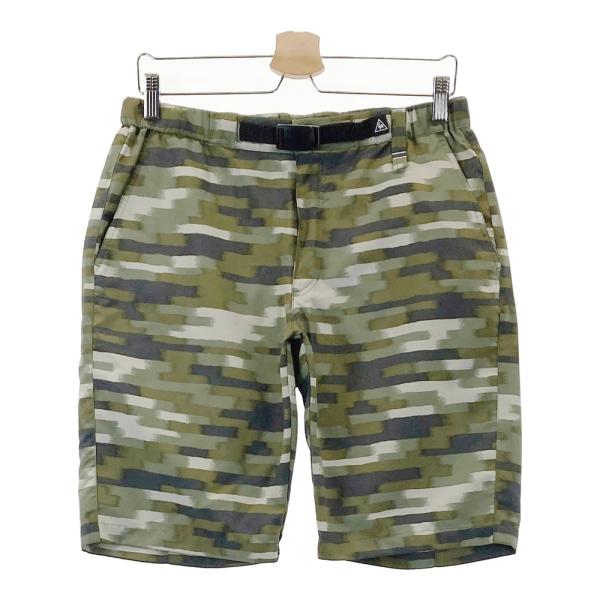 LE COQ GOLF ルコックゴルフ  ハーフパンツ 総柄 カーキ系 80-84 ゴルフウェア メ...