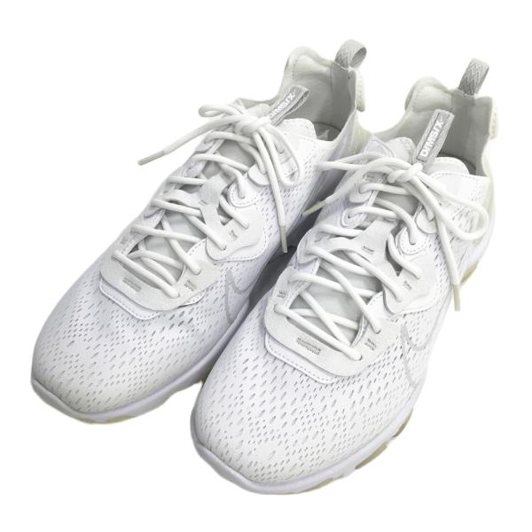 【美品】NIKE ナイキ CD4373-101 REACT VISION スニーカー  ホワイト系 ...