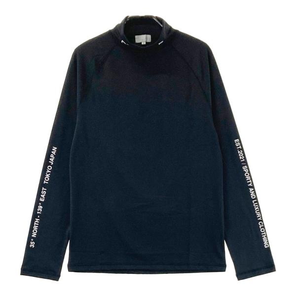 【新品】CPG GOLF シーピージーゴルフ 2109-25125 長袖モックネックTシャツ  ブラ...