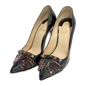 CHRISTIAN LOUBOUTIN クリスチャン ルブタン パンプス スタッズ ブラック系 35 1/2 レディース