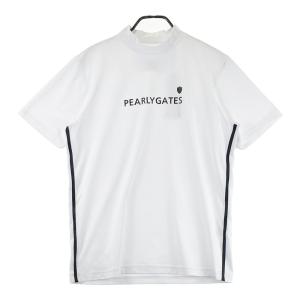 PEARLY GATES パーリーゲイツ 2026年モデル ハイネック 半袖Tシャツ ホワイト系 6 ゴルフウェア メンズ