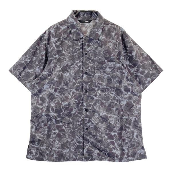 THE NORTH FACE ザ ノースフェイス NR22605R 半袖シャツ カルカシャツ 総柄 ...