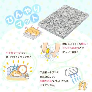 天然石 ひんやりマット 2枚セット 15×10...の詳細画像2