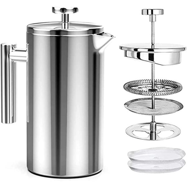 フレンチプレスコーヒーメーカー French Press 350ML/800ML/1000ML Co...