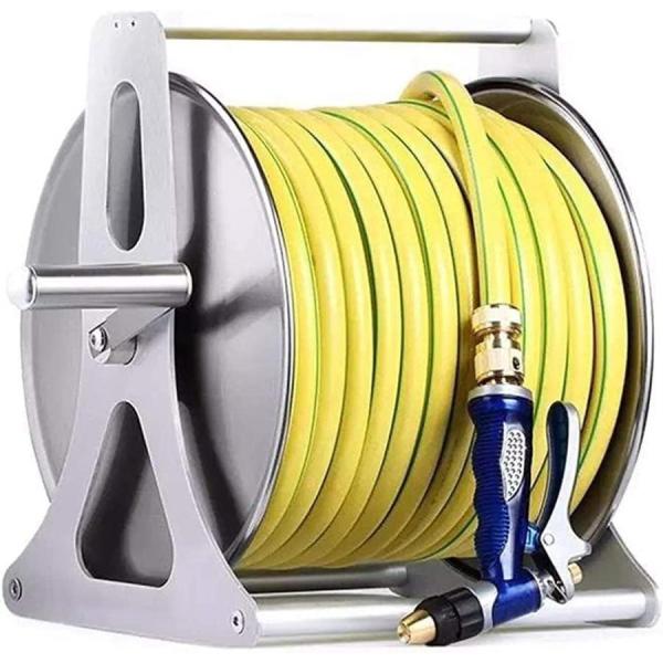 散水ホース Hose Reels ホースリール 10m 15m 20m 30m ステンレス鋼 多機能...