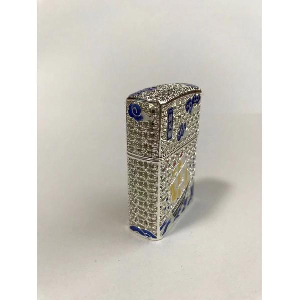 オイルライター　Lattice armor　シルバー