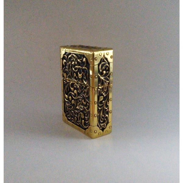 ヘビーアーマー オイルライター　ゴールド　　 重厚仕上げ　