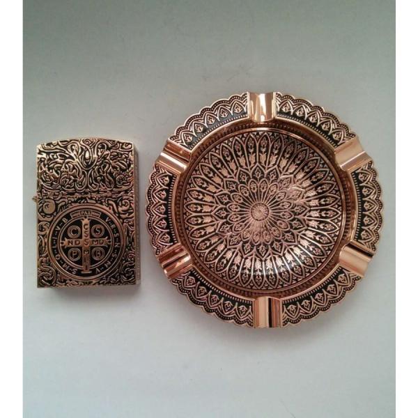 コンスタンティン ムービー サイズ  オイルライター 灰皿セット　Constantine ローズゴー...