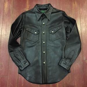 comoli 21aw ディアスキン レザーシャツ size3 COMOLI◇21AW/ディアスキン レザーシャツ/コモリシャツ/3/レザー