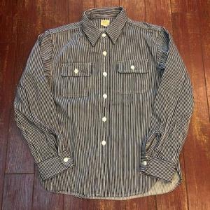DELUXEWARE（デラックスウエア） HV-01 HICKORY NEL SHIRT ヒッコリー