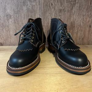 フランス軍 2バックル コンバットブーツ レザー ブラウン USED FB071NN