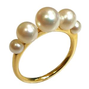 パールリング 真珠の指輪 あこや本真珠 アコヤパール 3.6-6.3mm リング ジュエリー 10金 K10 ピンク PG イエロー YG ホワイト WG 指輪 レディース 指輪｜studio-bonheur-y