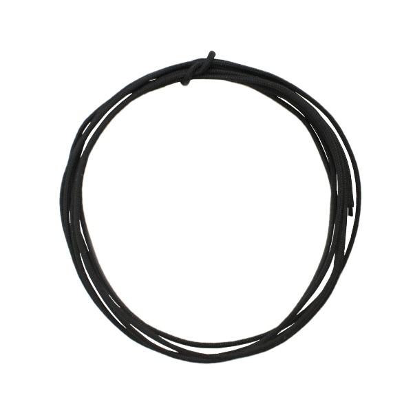 携帯ストラップ ナイロン コード 10ｍ 紐 ナイロン芯入り 0.8mm 松葉紐 黒 ストラップ 丸...