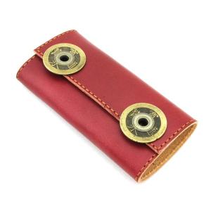 古銭 レザー キーケース ヌメ革 キーホルダー...の詳細画像3