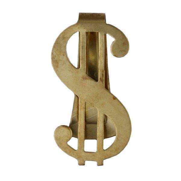 マネークリップ　真鍮 ＄ ドル