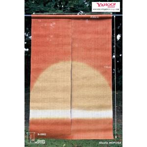 暖簾 のれん N-6112 本麻 墨染め 半間 90cmx130cm : Studio MOFUSA