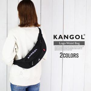 KANGOL カンゴール ロゴ 刺繍 ウエストポーチ ボディバッグ