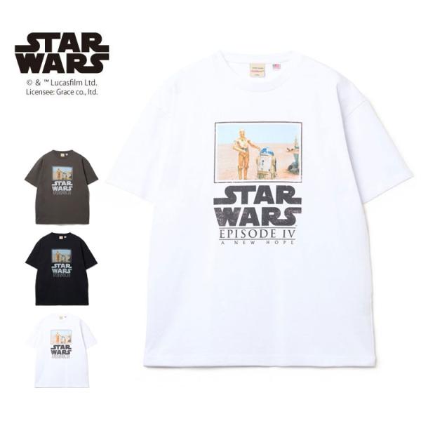 Goodwear スター・ウォーズ エピソード4 新たなる希望 プリント BIG Tシャツ C-3P...