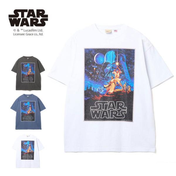 Goodwear スター・ウォーズ エピソード4 新たなる希望 ピグメント プリント BIGTシャツ...