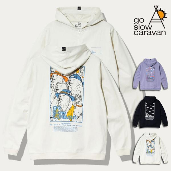 スクエア LOGO バックプリント ZIP フーディー ファスナー使い パーカー フェスクマ ウーパ...