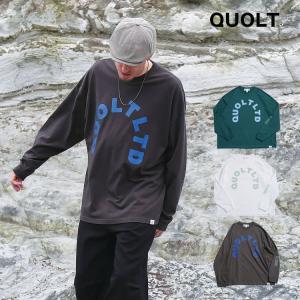 quolt（クオルト） 長袖 Tシャツ クルーネック Tシャツ 綿100