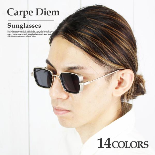 【在庫処分 アウトレット セール】サングラス スクエア ウェリントン UVカット スポーツ カラーレ...