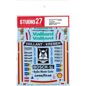 【STUDIO27】1/12  934 Vaillant- Kremer #6 NURNBERG デ...