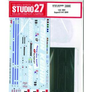 【STUDIO27】1/24 NSX SGT #17 2009年デカール