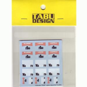 【TABUDESIGN】1/20 F92A Option   ★再生産★