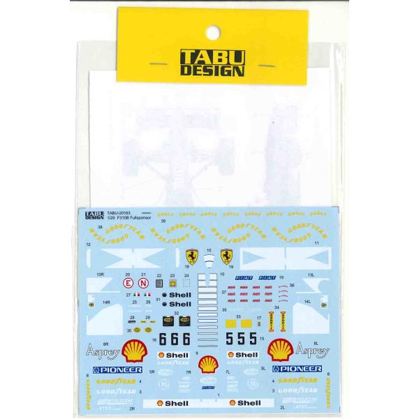 【TABUDESIGN】1/20 F310B FULL SPONSOR ★新入荷★