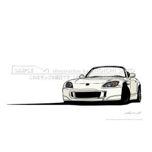 ホンダ S660 イラストポスター（A4サイズ） : STUDIO ALEC - 通販