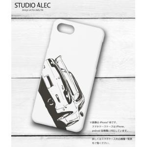 マツダ FD3S RX-7 のイラスト ハードケース型スマホケース