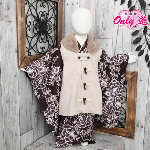 【在庫処分品】被布セット/ダッフル/03-709TY/子供/ちびっこ/着物/長襦袢/草履/七五三着物...