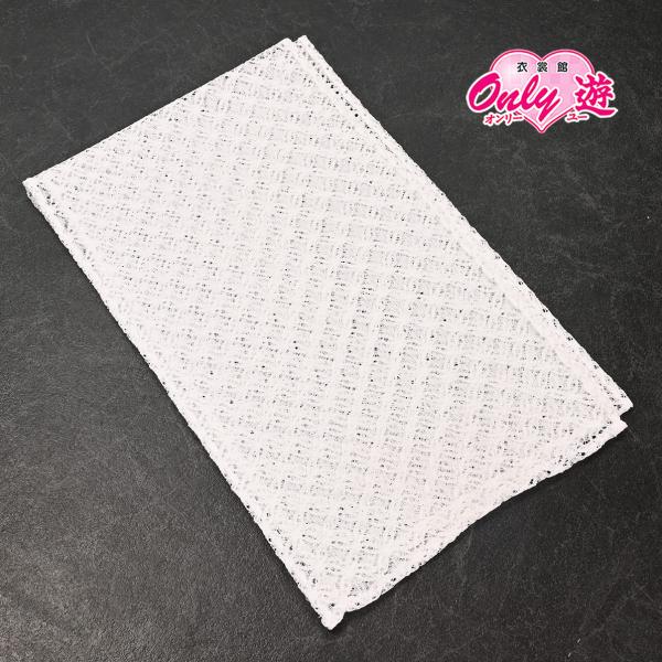 7歳用帯揚げ/Misayama/07-TY-0280/白色レース/白色/女の子用/ポリエステル