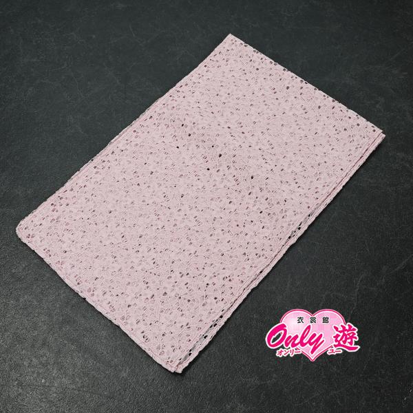 7歳用帯揚げ/Misayama/07-TY-0280/桜色レース/ピンク/女の子用/ポリエステル