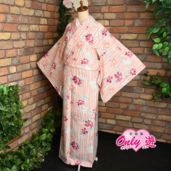 【激安】10【在庫処分品】【少々難有り】プレタ小紋/12-056BN/洗える着物/小紋/Madonn...