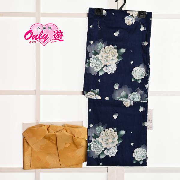 【在庫処分品】プレタ浴衣・作り帯セット/16-1569TY/(TY3600)/ゆかた/綿100％/レ...