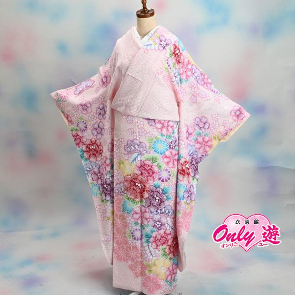 【激安】【在庫処分品】振袖【お仕立て済】プレタ振袖/絞り風/20-1091NB/(NB800040)...