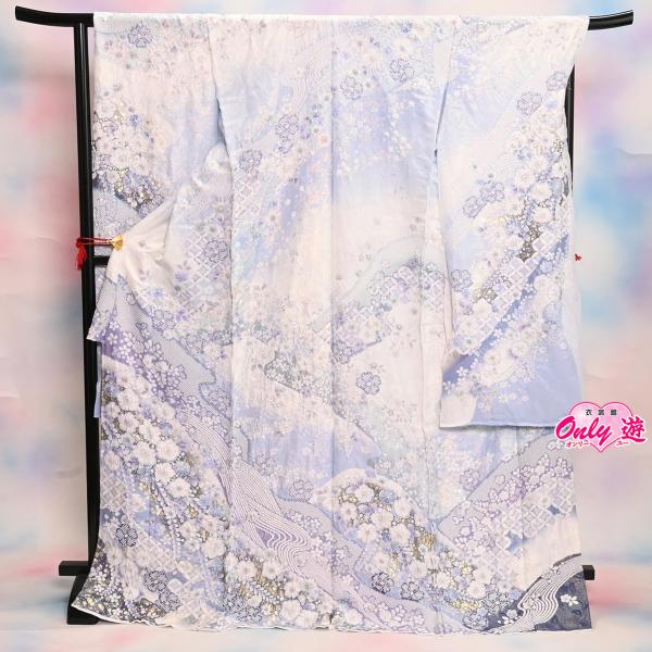 【逸品物】振袖/ラインストーン/辻ヶ花/20-1421SK【別誂えお仕立て付き】購入/絞り/単品/正...