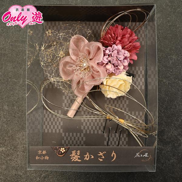 醍/髪飾り/花と星/2way/コーム&amp;コサージュ/2047-110/(DR0200)/Uピン/かわい...