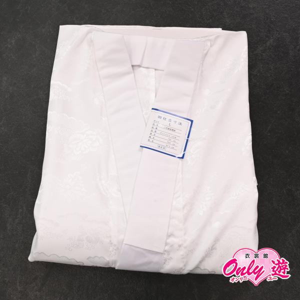 二尺袖用長襦袢/長襦袢/21KA43070/ポリエステル/白/Lサイズ