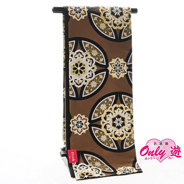 68【お仕立て済】振袖用袋帯/24-023KZ/Freek/袋帯/振袖用/全通/ポリエステル