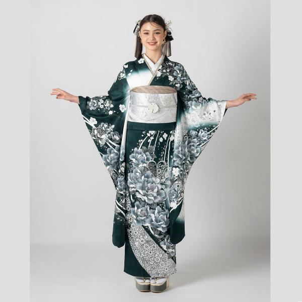 【新作】お誂え付き振袖フルセット/購入/振袖/ブランド/桂由美/24003E/オーダーメイド/結婚式...