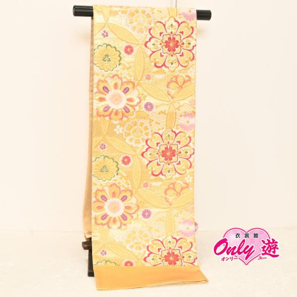 25NK15240【在庫処分品】【少々難有り】【別誂えお仕立て付き】振袖用袋帯/25-1009NK/...