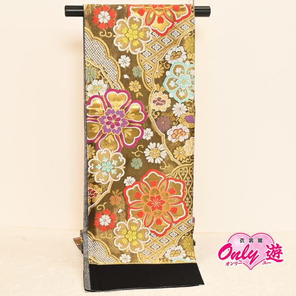 25NK13200【在庫処分品】【少々難有り】【別誂えお仕立て付き】振袖用袋帯/25-1011NK/...