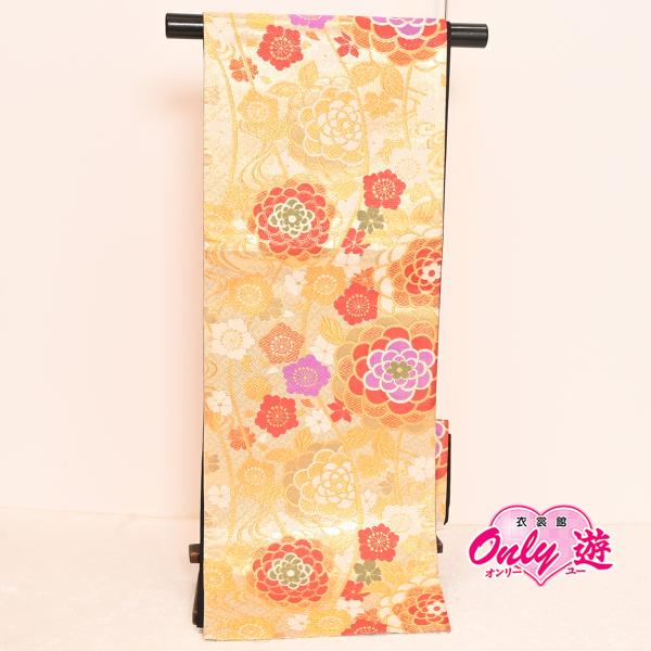 25NK15240【在庫処分品】【少々難有り】【別誂えお仕立て付き】振袖用袋帯/25-1014NK/...