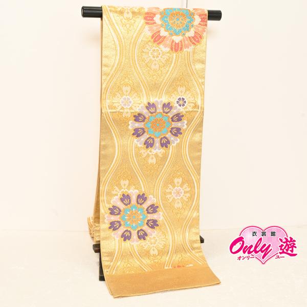 25NK15240【在庫処分品】【少々難有り】【別誂えお仕立て付き】振袖用袋帯/25-1015NK/...