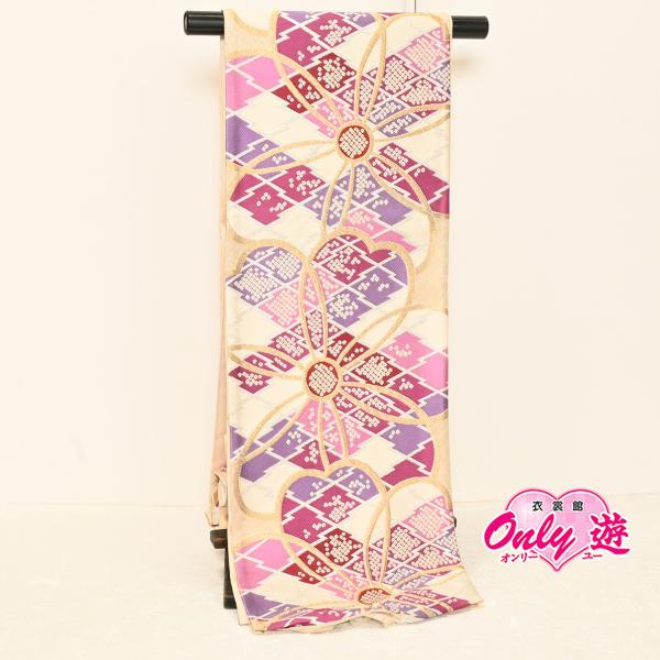 NTU08114【在庫処分品】【少々難有り】【別誂えお仕立て付き】振袖用袋帯/25-1101NK/織...